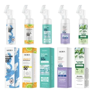 MOIKA Cleansing Mousse with Vitamin C & Salicylic Acid for Pore Cleansing & Oil Control