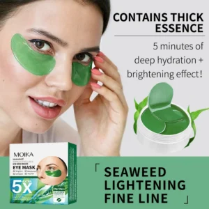 MOIKA Eye Mask Patches 24K Gold Collagen Pro-Xylane Anti-Wrinkle Seaweed Brightening