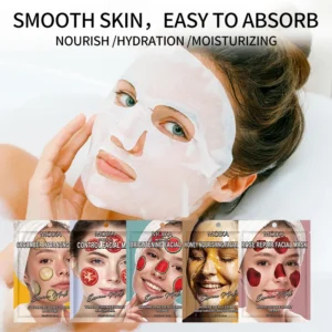 MOIKA Fruit Facial Masks Set - Hydrating, Oil Control, Brightening, Firming