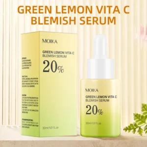 MOIKA Green Lemon Vita C Blemish Serum 20% VC Brightening Spot Treatment