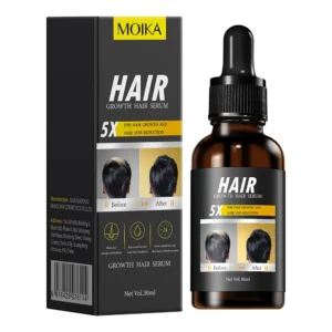 MOIKA Hair Growth Serum 30ml for Hair Loss Reduction and Strengthening