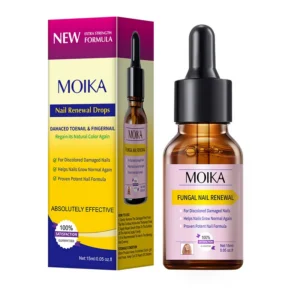 MOIKA Nail Renewal Drops for Damaged & Discolored Toenails Fingernails Growth Repair