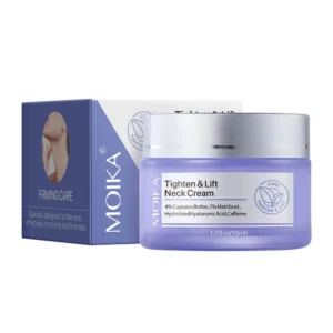 MOIKA Neck Firming Cream for Wrinkles, Tightening & Moisturizing with Cupuacu Butter