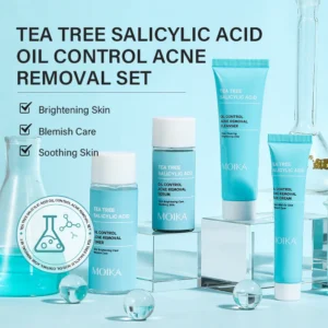 MOIKA Tea Tree & Salicylic Acid Oil Control Acne Removal Skincare Set
