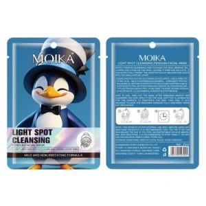 MOIKA Penguin Facial Mask 25ml Cartoon Animal Sticker Sheet Moisturizing Anti-Aging