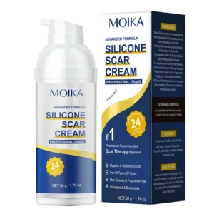 MOIKA Professional Silicone Scar Cream | Advanced Formula to Reduce & Repair Scars