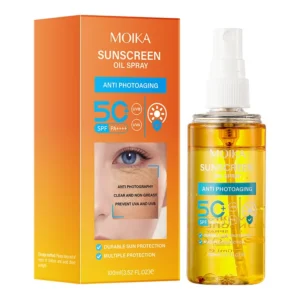 MOIKA Sunscreen Oil Spray SPF 50+ UV Protection for Face and Body