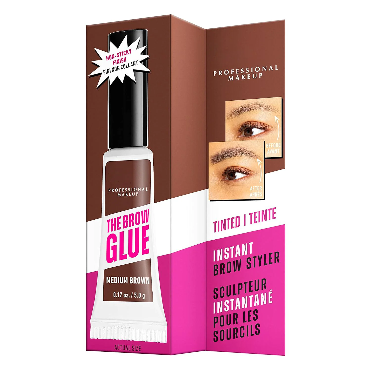 MOIKA Tinted Brow Glue - Waterproof Eyebrow Styler & Sculpting Gel