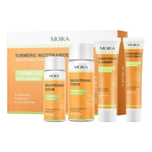 MOIKA Turmeric & Niacinamide 4-Piece Brightening Skincare Set