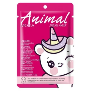 MOIKA Unicorn Animal Facial Mask Set - Hydrating & Brightening Fruit Extracts