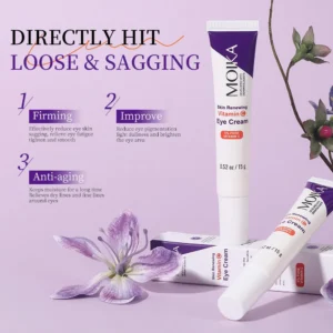 MOIKA Vitamin C Eye Cream with Pro-Xylane Reduces Wrinkles & Dark Circles