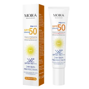 MOIKA Vitamin C Refreshing Whitening Sunscreen SPF50+ PA++++ for Face & Body